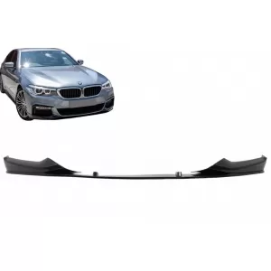 Frontspoilerlippe für BMW 5er G30 G31 2017-2019 M Look Glänzend schwarz-image-6108479