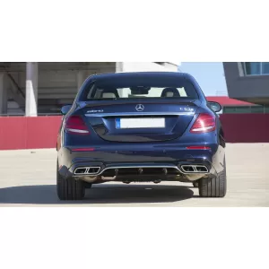Rear Diffuser suitable for Mercedes E-Class W213 (2016-2019) E63 Design Chrome Edition