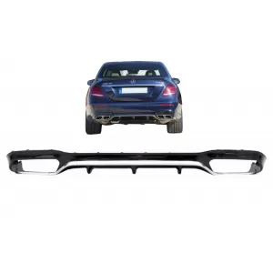 Rear Diffuser suitable for Mercedes E-Class W213 (2016-2019) E63 Design Chrome Edition