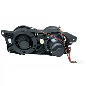 Faruri Angel Eyes compatibil cu BMW Seria 7 E32 Seria 5 E34 Negru-image-6044558
