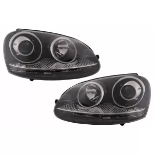 Stoßstange Scheinwerfer für VW Golf 5 V 03-07 Jetta 05-10 GTI Look Kühlergrill-image-6043276