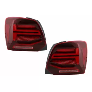 Bodykit Scheinwerfer Rückleuchten LED Dynamic für VW Polo 6R 09-17 Stoßfänger Seitenschweller-image-6043334