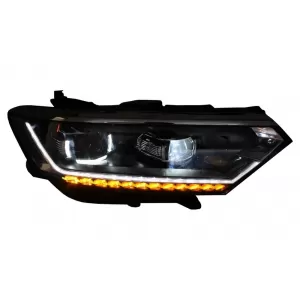 Full LED Фарове с LED Задни светлини , подходящи за VW Passat B8 3G (2014-2019) Matrix R линия с последователни Динамичен Въртящи се светлини-image-6043357