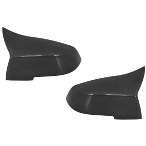 Kit Mirror Covers and Trunk Spoiler suitable for BMW 3 Series F30 (2011-2018) M4 Design Real Carbon
