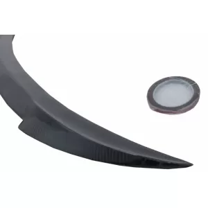 Kit Mirror Covers and Trunk Spoiler suitable for BMW 3 Series F30 (2011-2018) M4 Design Real Carbon