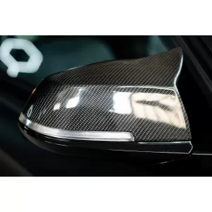 Kit Mirror Covers and Trunk Spoiler suitable for BMW 3 Series F30 (2011-2018) M4 Design Real Carbon