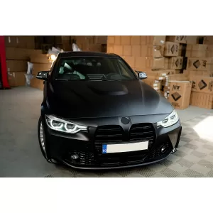 Kit Mirror Covers and Trunk Spoiler suitable for BMW 3 Series F30 (2011-2018) M4 Design Real Carbon