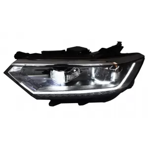 Front Bumper suitable for VW Passat B8 3G (2015-2018) R-Line with Headlights LED Matrix with Sequential Dynamic Turning Lights