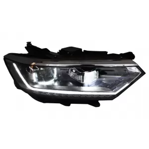 Front Bumper suitable for VW Passat B8 3G (2015-2018) R-Line with Headlights LED Matrix with Sequential Dynamic Turning Lights