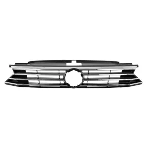 Front Bumper suitable for VW Passat B8 3G (2015-2018) R-Line with Headlights LED Matrix with Sequential Dynamic Turning Lights-image-6340266