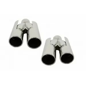 Parachoques para BMW 5er E60 03-07 Puntas escape Alerón maletero M5 Look-image-6043475
