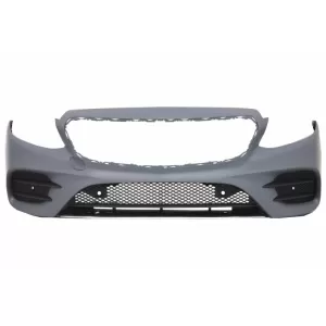 Kit Exterior Complet cu Grila Centrala si Ornamente compatibil cu Mercedes E-Class W213 (2016-2019) E43 E53 Sport Line Design Crom-image-6043840