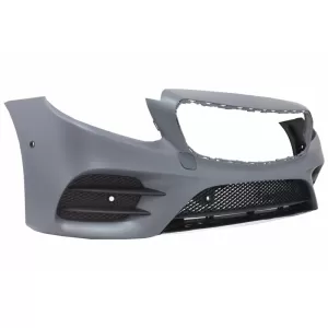 Kit Exterior Complet cu Grila Centrala si Ornamente compatibil cu Mercedes E-Class W213 (2016-2019) E43 E53 Sport Line Design Crom-image-6043841
