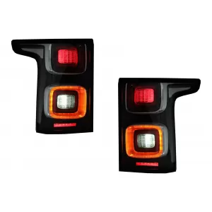 Teljes LED-es hátsó lámpák Range Rover Vogue L405 (2013-2017) facelift dizájn, füstös-image-6047654