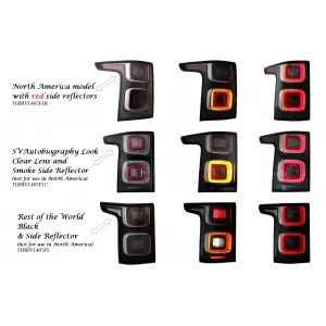 Teljes LED-es hátsó lámpák Range Rover Vogue L405 (2013-2017) facelift dizájn, füstös-image-6084728