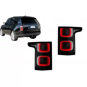Teljes LED-es hátsó lámpák Range Rover Vogue L405 (2013-2017) facelift dizájn, füstös-image-6128666