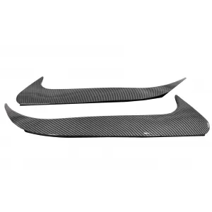 Rear Bumper Flaps Side Fins Flips suitable for Mercedes CLA W117 (2014-2018) Carbon Edition