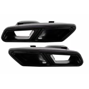 Body Kit подходящ за Mercedes E-Class W212 Facelift (2013-2016) с Накрайници за ауспух E63 A-Design Черен Exclusive Editon-image-6044033