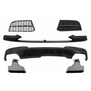 image-69-Konverziós csomag, első lökhárító spoiler és hátsó diffúzor BMW 5-ös F10/11 10-17 M-Technik modellekhez, M550 Design, kompatibilis: BMW 5-ös F10 (2011-2017) M-Sport / M-Tech lökhárító