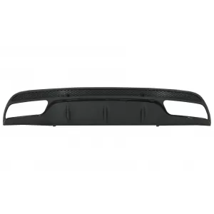 Diffusor für Mercedes C-Klasse W205 S205 14-20 Sport C63 Look Schalldämpfer Tipps Schwarz-image-6044568