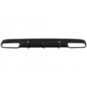Diffusor für Mercedes C-Klasse W205 S205 14-20 Sport C63 Look Schalldämpfer Tipps Schwarz-image-6044570