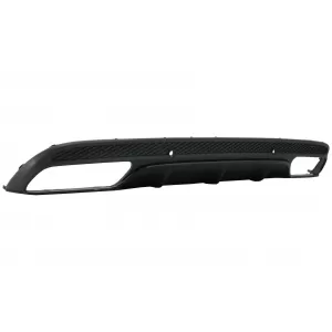 Diffusor für Mercedes C-Klasse W205 S205 14-20 Sport C63 Look Schalldämpfer Tipps Schwarz-image-6044571