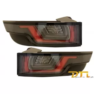 image-79-Dinamičko sekvencijalno svjetlo za skretanje Full LED stražnja svjetla prikladna za Range ROVER Evoque L538 (2011-2014) svjetlosna traka kromirana crna