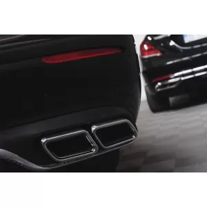 Hátsó diffúzor Mercedes E-osztály W213 (2016-up), E63 Dizájn, króm-image-6084463