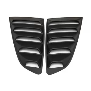 Lamellen Seitenfenster Louvers für Ford Mustang Mk6 VI 15-19 Mattschwarz-image-6046998