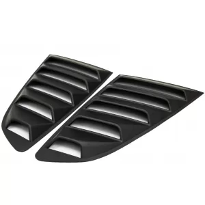 Lamellen Seitenfenster Louvers für Ford Mustang Mk6 VI 15-19 Mattschwarz-image-6046999