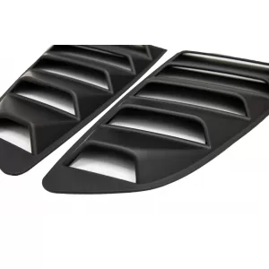 Lamellen Seitenfenster Louvers für Ford Mustang Mk6 VI 15-19 Mattschwarz-image-6047000