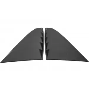 Lamellen Seitenfenster Louvers für Ford Mustang Mk6 VI 15-19 Mattschwarz-image-6047001