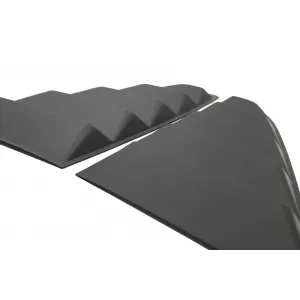 Lamellen Seitenfenster Louvers für Ford Mustang Mk6 VI 15-19 Mattschwarz-image-6047002
