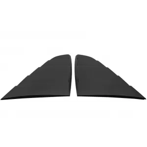 Paar Viertelfenster Lamellen für Ford Mustang Mk6 VI 15-19 Louvers Mattschwarz-image-6047023