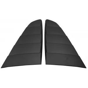 Paar Viertelfenster Lamellen für Ford Mustang Mk6 VI 15-19 Louvers Mattschwarz-image-6047024