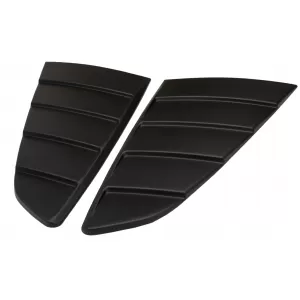 Paar Viertelfenster Lamellen für Ford Mustang Mk6 VI 15-19 Louvers Mattschwarz-image-6047025