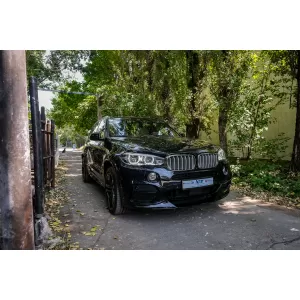 Body Kit, első lökhárító spoiler és hátsó diffúzor BMW X5 (F15) (2014-2018), Aero csomag M Technik Sport, zongoralakk fekete-image-6086363