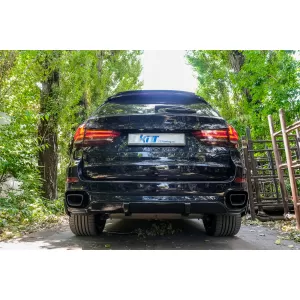 Body Kit, első lökhárító spoiler és hátsó diffúzor BMW X5 (F15) (2014-2018), Aero csomag M Technik Sport, zongoralakk fekete-image-6086369