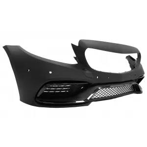 Bara Fata compatibil cu Mercedes C-Class W205 S205 (2014-2020) Limousine T-Model Coupe Cabriolet C63 Design Fara Grila Centrala-image-6046404