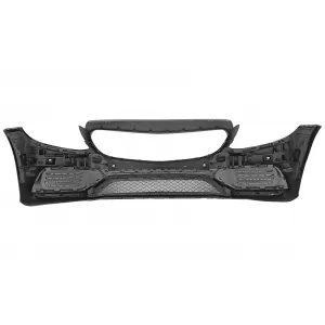 Bara Fata compatibil cu Mercedes C-Class W205 S205 (2014-2020) Limousine T-Model Coupe Cabriolet C63 Design Fara Grila Centrala-image-6046405