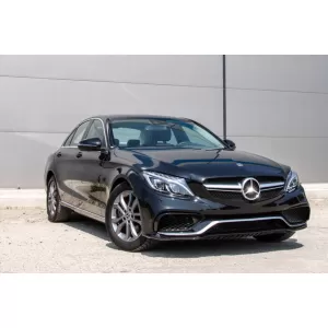 Bara Fata compatibil cu Mercedes C-Class W205 S205 (2014-2020) Limousine T-Model Coupe Cabriolet C63 Design Fara Grila Centrala-image-6064757