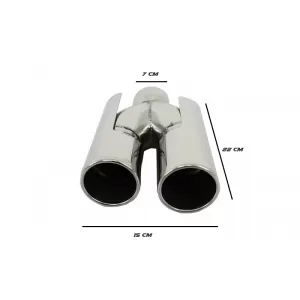 Heckstoßstange für BMW E46 98-05 3er Diffusor M3 CSL Look Auspuffendrohre-image-6044773