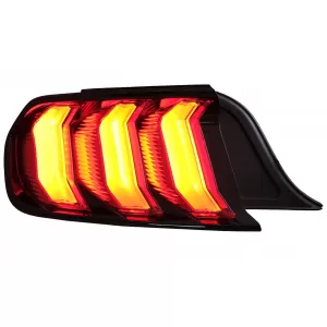 Full LED Taillights suitable for Ford Mustang VI S550 (2015-2019) Red with Dynamic Sequential Turning Lights