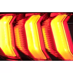 Full LED Taillights suitable for Ford Mustang VI S550 (2015-2019) Red with Dynamic Sequential Turning Lights