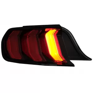 Full LED Taillights suitable for Ford Mustang VI S550 (2015-2019) Red with Dynamic Sequential Turning Lights