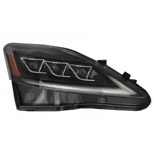 LED DRL Scheinwerfer Dynamisch Blinklicht für LEXUS IS XE20 06-13 Schwarze-image-6047678