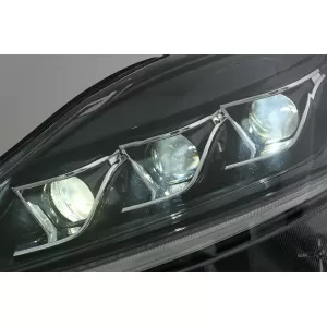LED DRL Scheinwerfer Dynamisch Blinklicht für LEXUS IS XE20 06-13 Schwarze-image-6047683