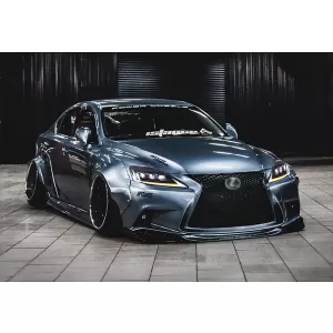 LED DRL Scheinwerfer Dynamisch Blinklicht für LEXUS IS XE20 06-13 Schwarze-image-6047685