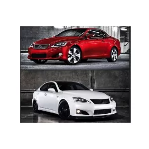 LED DRL Scheinwerfer Dynamisch Blinklicht für LEXUS IS XE20 06-13 Schwarze-image-6128983