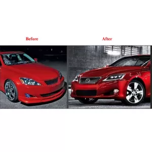 LED DRL Scheinwerfer Dynamisch Blinklicht für LEXUS IS XE20 06-13 Schwarze-image-6128984